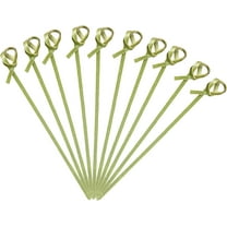 5 Inch 300 PCS Bamboo Cocktail Picks, Great Decorative Cocktails Skewers for Appetizers Drinks, Fruit, Olives, Sandwich, Burger, Fancy Toothpicks Food Picks for Party and Swizzle