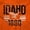 Orange, variant on Idaho ID Distressed Vintage Eagle Men's Graphic T Shirt Tees Brisco Brands X