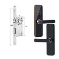 thumbnail image 1 of Door Lock, Tuya Electronic Smart Door Lock With Biometric Fingerprint / Smart Card / Password / Key Unlock/ USB Emergency Charge ,Easy to Install, 1 of 5