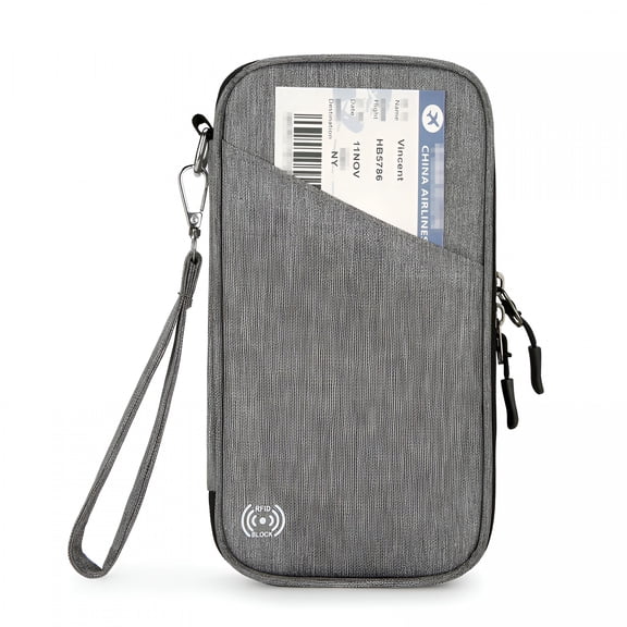AOMRCOL Passport Holder Family,Rfid Blocking Passport Wallet,Travel Document Organizer for Premium Wallets,Waterproof Passport Holders Bag for Women&Men Traveling,Credit Cards Case