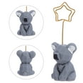 thumbnail image 3 of NUOLUX Holder Table Clip Stand Memo Picture Message Animal Number Clip Name Stand Place Koala Figure Statue Christmas Menu, 3 of 6
