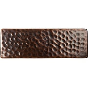 Barclay Hammered Copper 6" x 2" Decorative Accent Tile