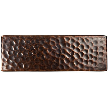 Barclay Hammered Copper 6" x 2" Decorative Accent Tile