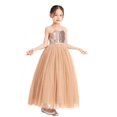thumbnail image 5 of Ekidsbridal Girl Wedding Flower Girl Dress - Spaghetti Strap Lace Up Sequins with Tulle 122-A (Size: 4-12), 5 of 6