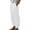 White, variant on XIAONU Womens Pants High Waisted Wide Leg Pants vogue Drawstring Elastic Trousers Comfy Straight Leg Long Pants With Pockets