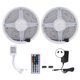 thumbnail image 1 of Tira de luz LED colorida de 10 m/32,4 pies con control remoto de 44 teclas 5050 RGB luz de tira ambiental infrarroja para boda enchufe AU 100-240 V, 1 of 10