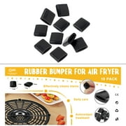 Air Fryer Rubber Bumpers,10 Pcs Air Fryer Replacement Rubber Tips,Air Fryer Silicon Rubbers, Air Fryer Replacement Parts For Air Fryer Grill Pan