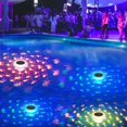 thumbnail image 3 of Zisupridco Solar Floating Pool Lights, RGB Color Changing Auto Glow Pool Lights That Float, Waterproof Floating Lights for Pool, Pond, Garden, Fountain Pool, Fish Tank, Bar Decor - 1PC, 3 of 9