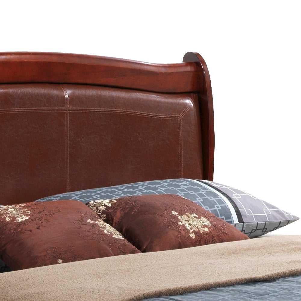 Glory Furniture Louis Phillipe Queen Bed in Cherry Color