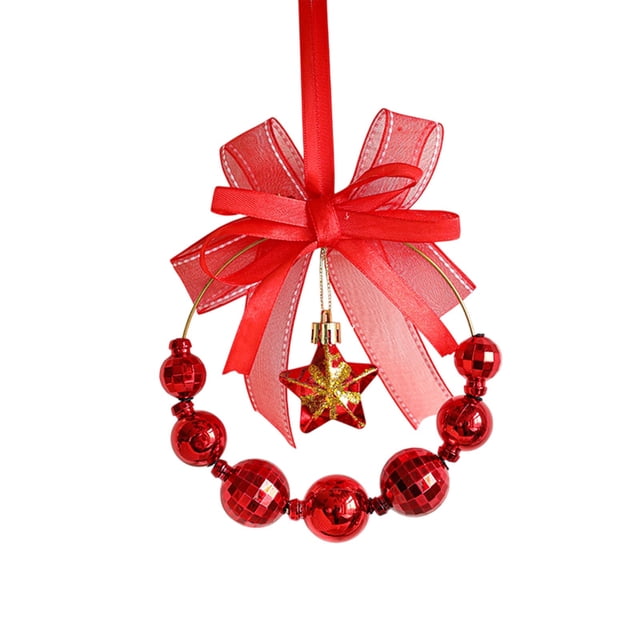 Árbol de Navidad Decoraciones Coche Guirnalda Colgando Bola de Navidad Arco Puerta Colgando Árbol de Navidad Atmósfera Decoración Escena Arreglo
