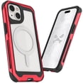 thumbnail image 1 of Funda GHOSTEK Atomic para iPhone 15 Aluminio Roja Transp MagSafe, 1 of 8
