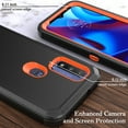 thumbnail image 2 of Aggxpf Compatible with Moto G Play 2023/Moto G Pure/Moto G Power 2022 Neutral Phone Case, Dual Layer Protection Phone Cover (Orange), 2 of 5