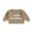 Khaki, variant on Newborn Baby Boy Little Brother Outfits Spring Fall Winter Sweater Long Sleeve Crew Neck Letter Embroidery Knit Tops Clothes