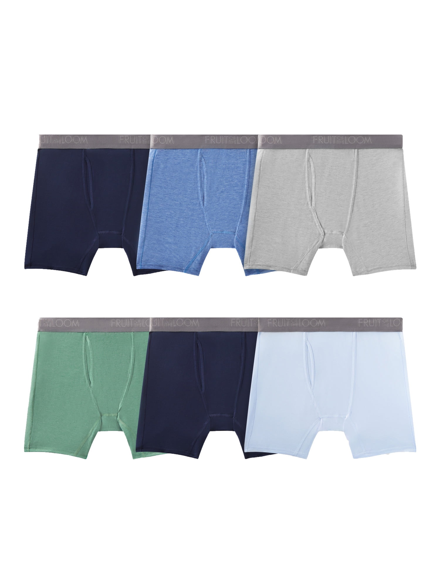 Fruit of the Loom Boys' Seamless Comfort Boxer Briefs, 4