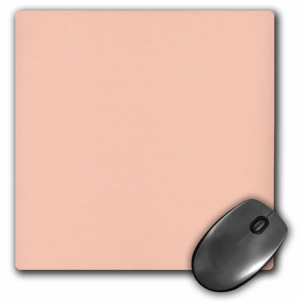 3dRose Blush Pink Mouse Pad, 8 by 8inch