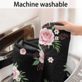 thumbnail image 5 of Pioneer Flower Floral Print Pattern Bathroom Rugs Mat, Non Slip Microfiber Bathroom Rug with Rubber Backing, Soft Mats for Bathroom Floor Tub Shower, 17"x27", 5 of 5