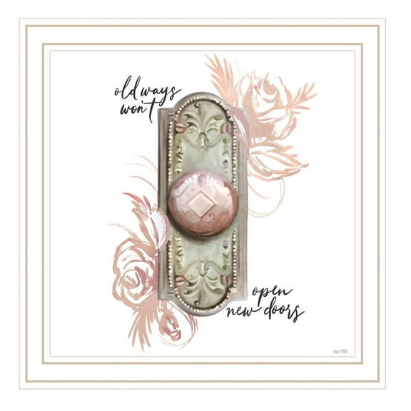 Old Ways in Blush by House Fenway Print Wall Art Wood Multi-Color