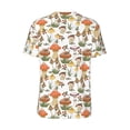 thumbnail image 2 of Daiia Mushrooms Mens Baseball Jersey Button Down Shirts Short Sleeve Sports Uniforms-Small, 2 of 9
