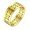 Gold, variant on Celtic Knot Viking Wedding Ring Traditional Unique Wedding Stainless Steel Jewelry