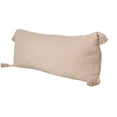 thumbnail image 4 of Ox Bay Hampton 14" x 36" Beige Solid Cotton Reversible Adult Decorative Throw Pillow, 4 of 10