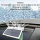 thumbnail image 5 of Ventilador de coche con energía solar Sistema de refrigeración automático Ventilador de coche Radiador de refrigeración Ahorro de energía Ventilador de coche Refrigerador - Blanco, 5 of 5