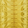 thumbnail image 1 of Ahgly Company Machine Washable Indoor Square Transitional Banana Yellow Area Rugs, 7' Square, 1 of 7