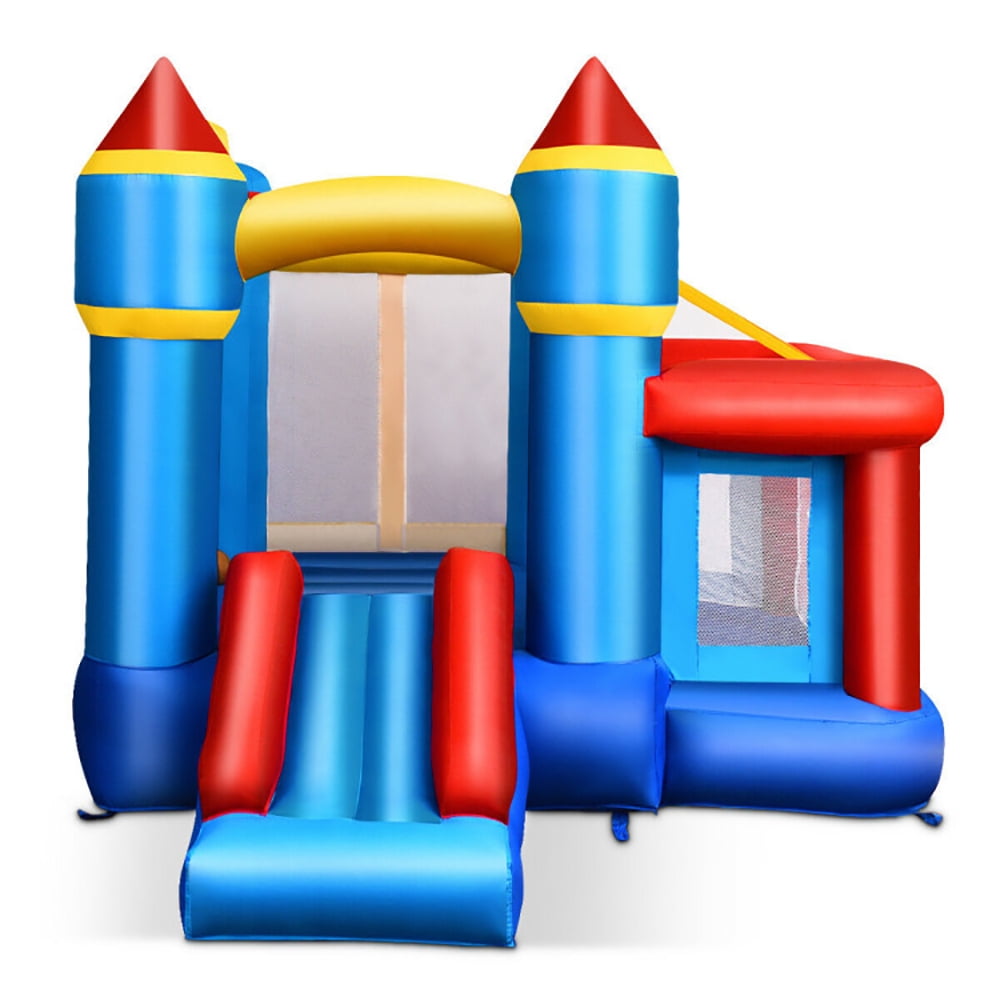 Aimee Lii Inflatable Bounce House Castle with Balls & Bag, Playhouse for Kids Outdoor