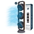 thumbnail image 1 of Ventilador de torre Turbo circulador 100cm de alto BECKON con 3 motores BIG FLOW acabado tipo madera +control remoto +oscilación +temporizador +modos de uso, 1 of 8