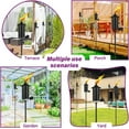 thumbnail image 5 of Home Garden Torch Set of 4, 16oz Outdoor Metal Torch Garden Décor, 59-Inch Upgraded Citronella Torches with 3-Prong Grounded Stake, Metal Light Torches for Party Patio Pathway, 5 of 9