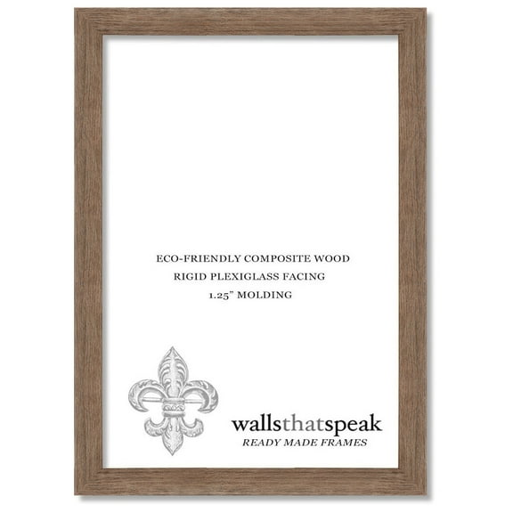 16x17 Brown Barnwood Picture Frame for Puzzles Posters Photos or Artwork