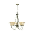 thumbnail image 4 of Quorum Lighting Spencer 5-Light Chandelier, Classic Nickel, 24.5W, 25H, 4 of 7