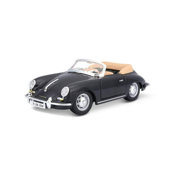 Bburago 2011 Bijoux 1:24 Scale Black Porsche 356B Cabriolet (1961)