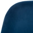 thumbnail image 6 of SAFAVIEH Brienne Mid-Century Arm Accent Chair, Navy Velvet, 6 of 7