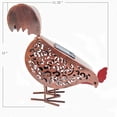 thumbnail image 4 of Linternas solares de pollo de hierro Luces solares huecas retro con mango, 4 of 5