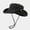 Black, variant on Breathable Wide Brim Boonie Hat Outdoor Mesh Cap For Sun Travel Fishing Hiking And Camping Adventures Green,One Size