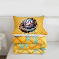 thumbnail image 5 of Erosebridal Baseball Ice Cream Queen Comforter Set,Ball Games Bedding Comforter Set For Boys Kids,Reversible,3-Piece, 5 of 7