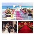 thumbnail image 5 of Nvzi 4000 pieces of Black silk rose petals -1.77 x 1.77 inches realistic silk fabric wedding petals, suitable for romantic night decoration and scattered placement in wedding corridors, 5 of 5