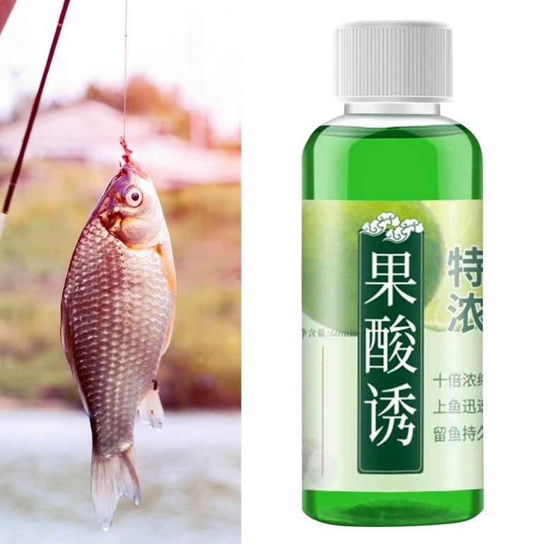 Fish Lures Attractant | Concentrated Red Worm Fish Liquid Attractant | 60ml  Flavoured Fishing Bait Additive Fishing Baits Deep Sea Fishing Bait