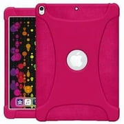 iPad Air (3rd Gen) 10.5" 2019 / iPad Pro 10.5" 2017 Case ShockProof Heavy Duty Case Lightweight Rugged Silicone Case for Apple iPad Air (3rd Gen) 10.5" 2019  Hot Pink