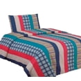 thumbnail image 2 of SAMIMPORT-2011 3-Piece Multicolor Ultra-Soft Microfiber Bed Sheet Set, Twin - Machine Washable, 2 of 3