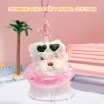 thumbnail image 4 of Adorable Oso Juguete Llavero Anime Lindo para Bolso Mochila, 4 of 9
