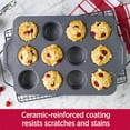 thumbnail image 5 of All-Clad Pro-Release Nonstick Bakeware, Muffin Pan, 12 cup, 5 of 10