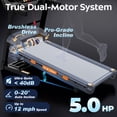 thumbnail image 2 of Treadmill with 20% Auto Incline for Home, 300-400LB Capacity, Folding Running Walking Treadmill, 12MPH Max Speed, 105 Programs, Bluetooth, Smart Apps, 1218 Newly Upgraded, 2 of 10