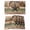 Brown Sage Green, variant on Placemats 1 Pack, Texas Star Vintage Woven Placemat, Linen Place Mats for Kitchen/Dining Tables, Berry Grey Blue Brown Wooden Washable Table Mats for Party
