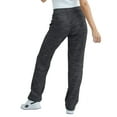 thumbnail image 3 of Hanes Women French Terry Pant Sweatpants Drawstring Soft Tag Free Drawcord Waist, 3 of 5