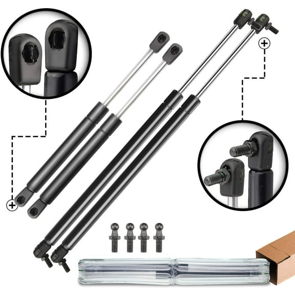 A-Premium Hood and Tailgate Lift Supports Shock Struts Gas Spring Damper Replacement for Jeep Grand Cherokee WJ 1999-2004 4-PC Set