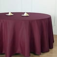 thumbnail image 4 of Balsa Circle Christmas Holidays 6 Pieces 132" Burgundy Round Polyester Tablecloths Linen, 4 of 8