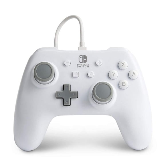 Control Alámbrico Power A para Nintendo Switch Blanco