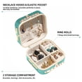 thumbnail image 2 of Easter Travel Portable Jewelry Organizer: Square Jewelry Box Storage Case and Display for Rings, Earrings, Necklaces, Bracelets, and More - Suitable for Girls and Women, 2 of 6
