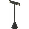 thumbnail image 2 of Plymor Black Velvet "T" Style, Single Pair Earring Display Stand, 2.625" W x 1.25" D x 5.75" H (Pack of 2), 2 of 2
